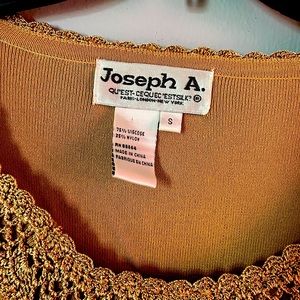Joseph A Gold Sweater